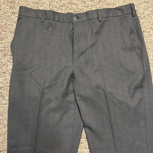 Van Heusen straight leg, gray traveler pants - Picture 2 of 5